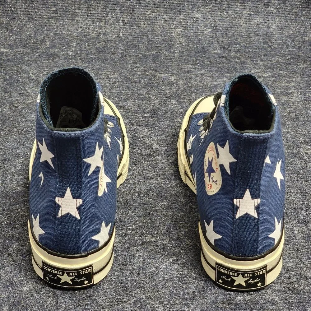 Converse Women's Chuck 70 Hi Archive Print Canvas 163409C Navy/White/Egret Sze 5 - Picture 4 of 10